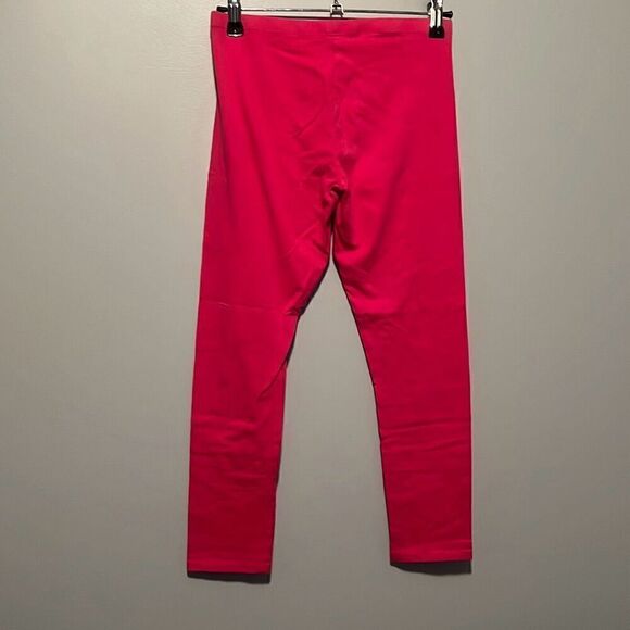Faded Glory Kid's Red Solid Pull On High Rise Leggings Size L/G(10-12) - Picture 3 of 4